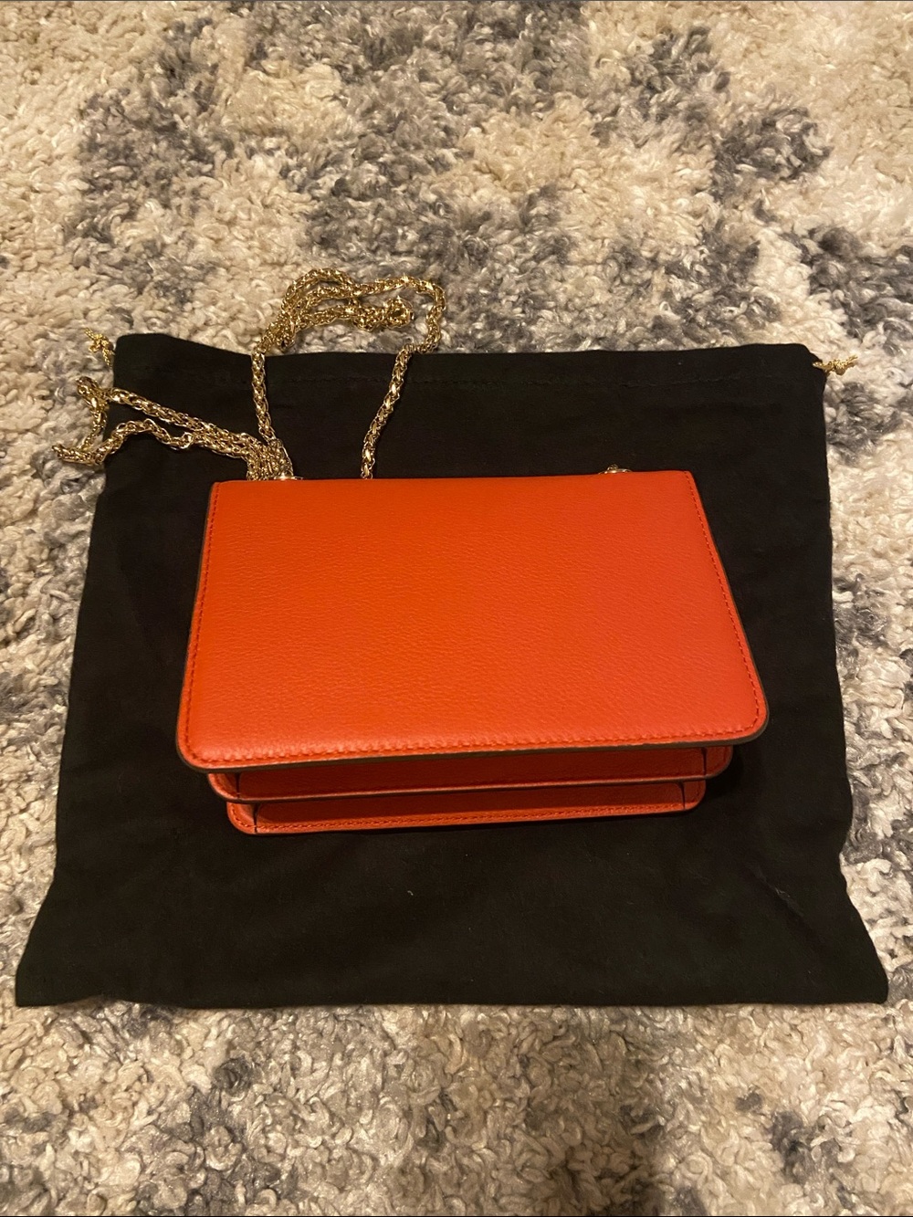 Strathberry East/West Mini Crossbody Orange (New with dust bag) - Picture 4 of 6